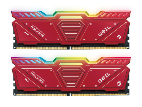 Оперативная память 32 Gb (2x16Gb) DDR5 5200MHz Geil Polaris RGB Red (GOSR532GB5200C42DC)