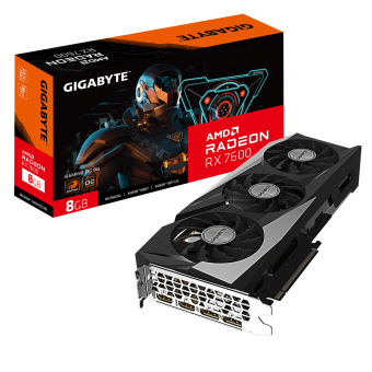 Видеокарта Gigabyte AMD Radeon RX 7600 Gaming OC 8G (GV-R76GAMING OC-8GD)