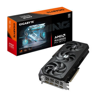 Видеокарта Gigabyte Radeon RX 9070 Gaming OC 16G (GV-R9070GAMING OC-16GD)