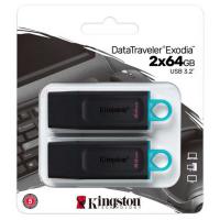 USB-накопитель 2x64 Gb Kingston Data Traveler Exodia (DTX/64GB-2P)