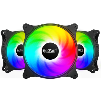 Вентилятор для корпуса PCCooler FX 120 ARGB Black 3 in 1