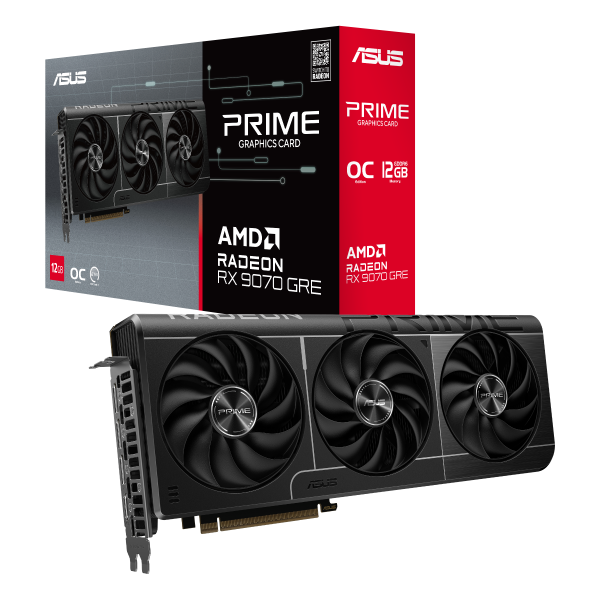 Видеокарта Asus AMD Radeon Prime RX 9070 GRE OC 12GB (Prime-RX9070GRE-O12G)