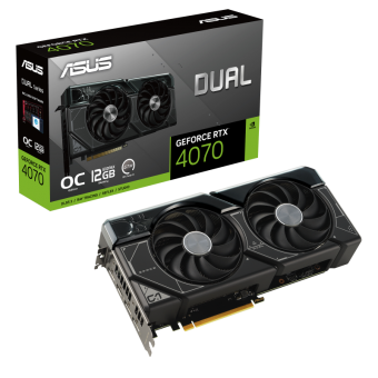 Видеокарта Asus GeForce RTX 4070 Dual OC 12GB (DUAL-RTX4070-O12G)