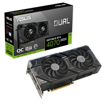 Видеокарта Asus GeForce RTX 4070 Dual Super OC 12GB (DUAL-RTX4070S-O12G)