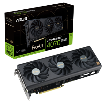 Видеокарта Asus GeForce ProArt RTX 4070 Super OC 12GB (PROART-RTX4070S-O12G)