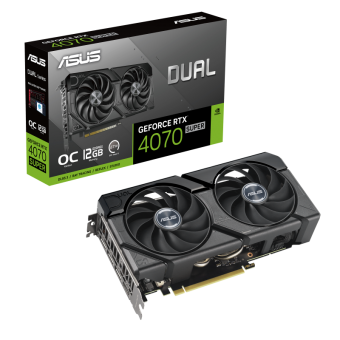 Видеокарта Asus GeForce RTX 4070 Dual Super EVO OC 12GB (DUAL-RTX4070S-O12G-EVO)