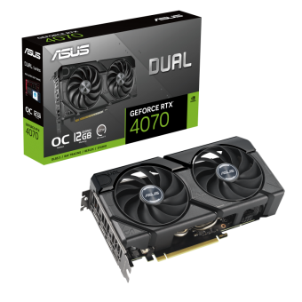 Видеокарта Asus GeForce RTX 4070 Dual OC EVO 12GB (DUAL-RTX4070-O12G-EVO)