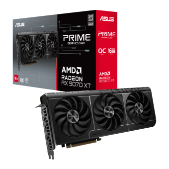 Видеокарта Asus AMD Radeon RX 9070 XT OC 16GB (PRIME-RX9070XT-O16G)