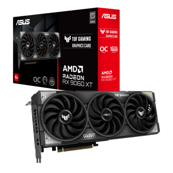 Видеокарта Asus AMD Radeon TUF Gaming RX 9060 XT OC 16GB (TUF-RX9060XT-O16G-Gaming)