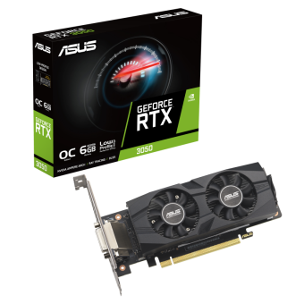 Видеокарта Asus GeForce RTX3050 LP OC 6Gb (RTX3050-O6G-LP-BRK)