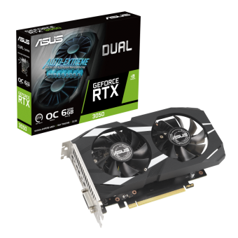 Видеокарта Asus GeForce RTX3050 OC 6GB (DUAL-RTX3050-O6G)