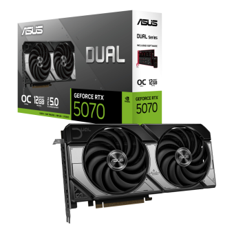 Видеокарта Asus GeForce Dual RTX 5070 OC 12G (DUAL-RTX5070-O12G)