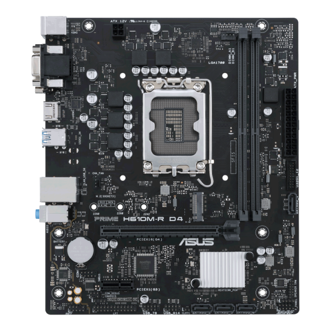 Материнская плата Asus Prime H610M-R D4-SI