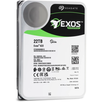 Жесткий диск 22 Тб Seagate Exos X22 ST22000NM001E