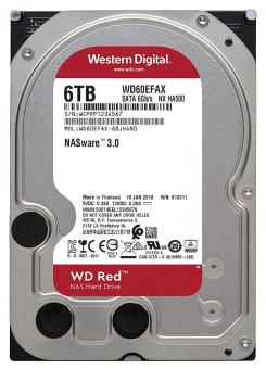 Жесткий диск 6 ТБ Western Digital RED WD60EFAX