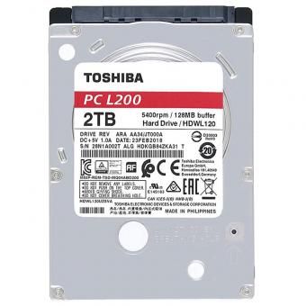 Жесткий диск HDD 2Tb Toshiba L200 HDWL120UZSVA