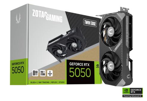 Видеокарта Zotac GeForce RTX 5050 TWIN EDGE (ZT-B50500E-10M) Видеокарта Zotac GeForce RTX 5050 TWIN EDGE (ZT-B50500E-10M)